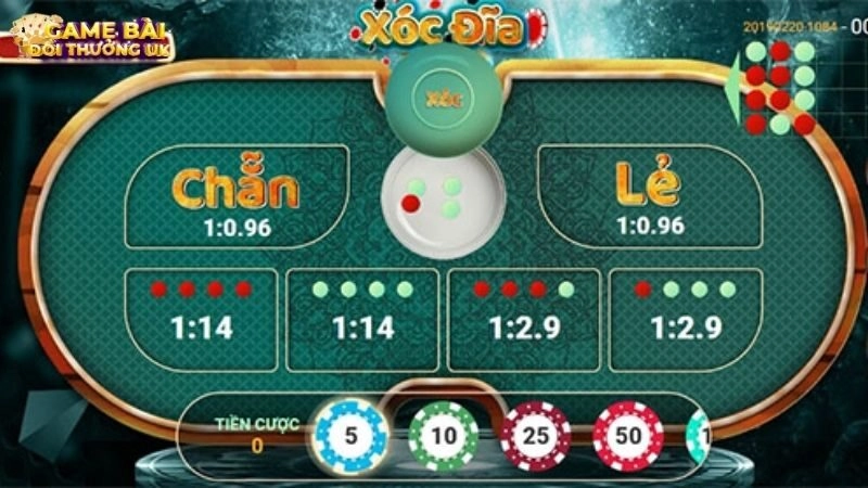 game bài xóc đĩa