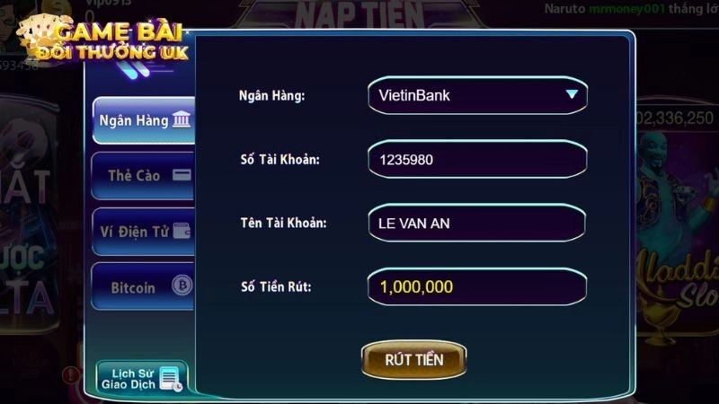 Xoá tài khoản 789Club