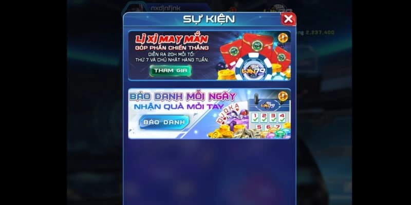 ưu đãi hấp dẫn theo mỗi game