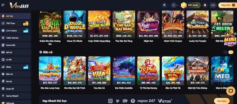 đăng nhập vào Vin88